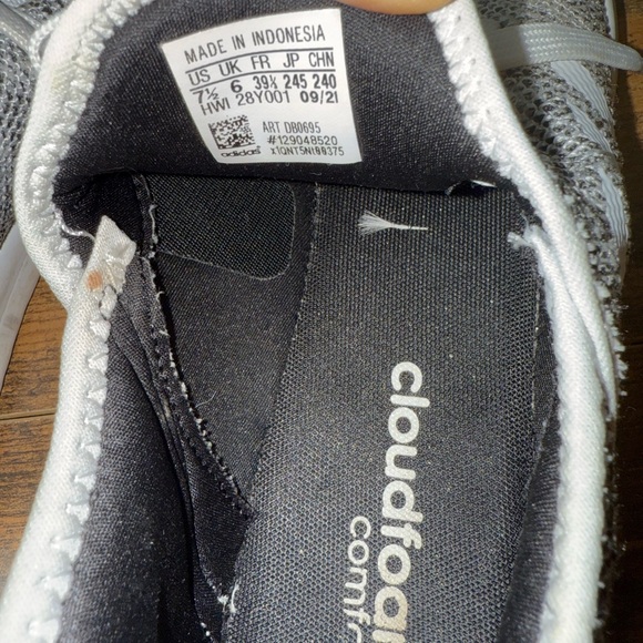 Adidas Gray Knit Sneakers - Picture 11 of 12